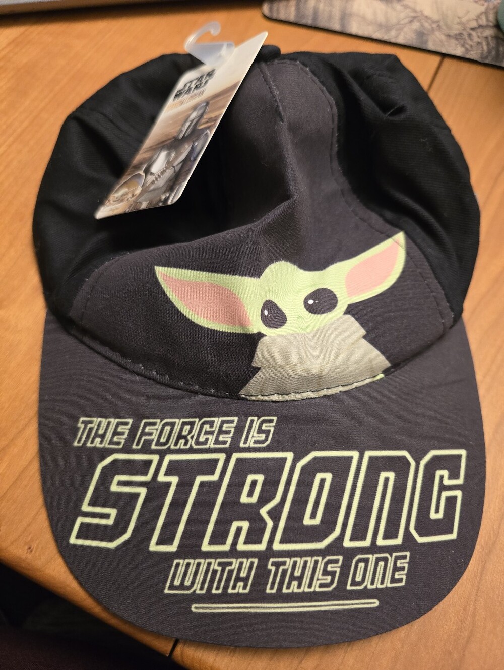 Hat with Star Wars tag